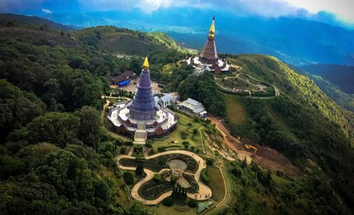 Doi Inthanon montain peak