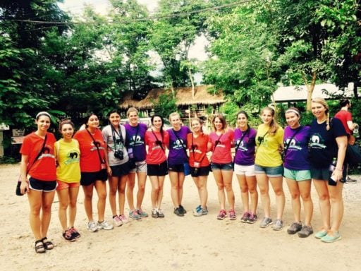 Group picture of the Loop Abroad students