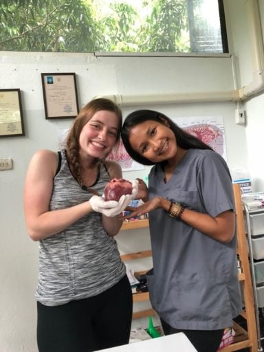 Two smiling young ladies