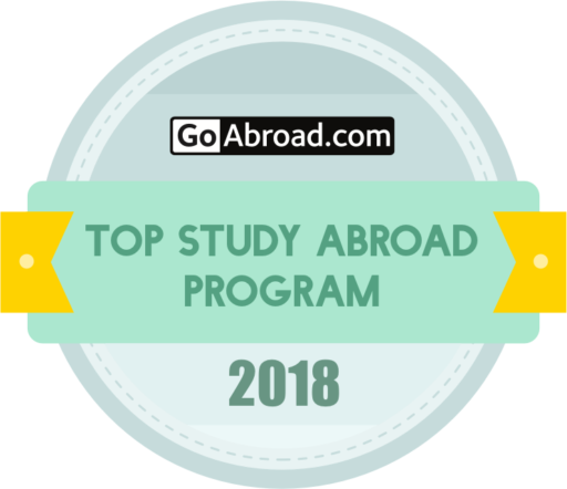 GoAbroad.com Top Study Abroad Program 2018 badge