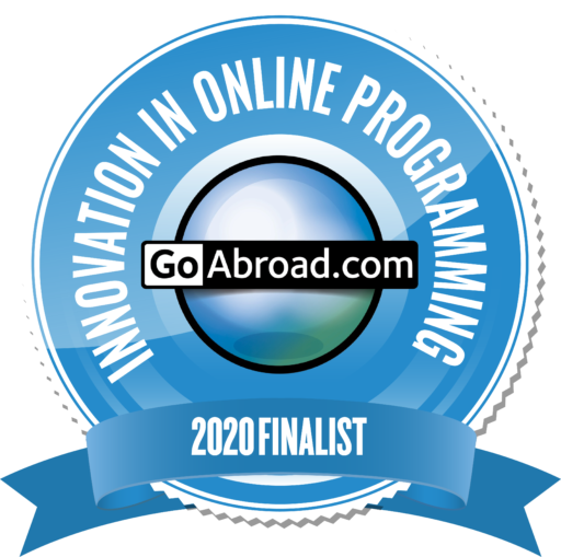 GoAbroad.com 2020 Finalist Logo